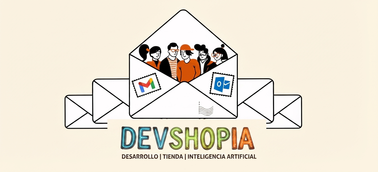 Correos corporativos, hosting y lanzamiento web para ecommerce